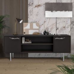 Тумба под ТВ Арт Колор matte 155см Стайл Сильвер Терпкий коричневый матовый