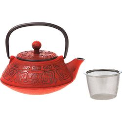 ЗАВАРОЧНЫЙ ЧАЙНИК ЧУГУННЫЙ "RED STAR" С ЭМАЛИРОВАННЫМ ПОКРЫТИЕМ ВНУТРИ 400 МЛ. (КОР=8ШТ.)