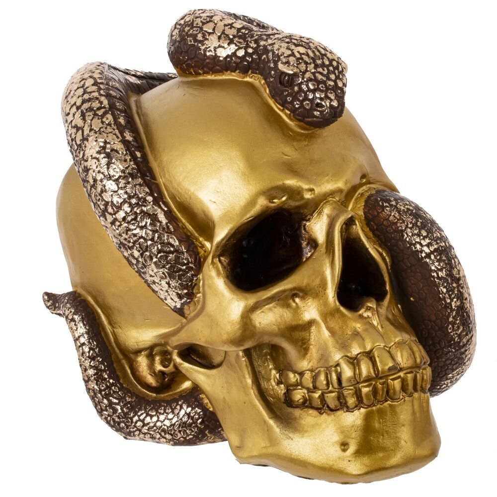 GAEM Копилка "Череп со змеей", L23 W16 H18 см, 2в.