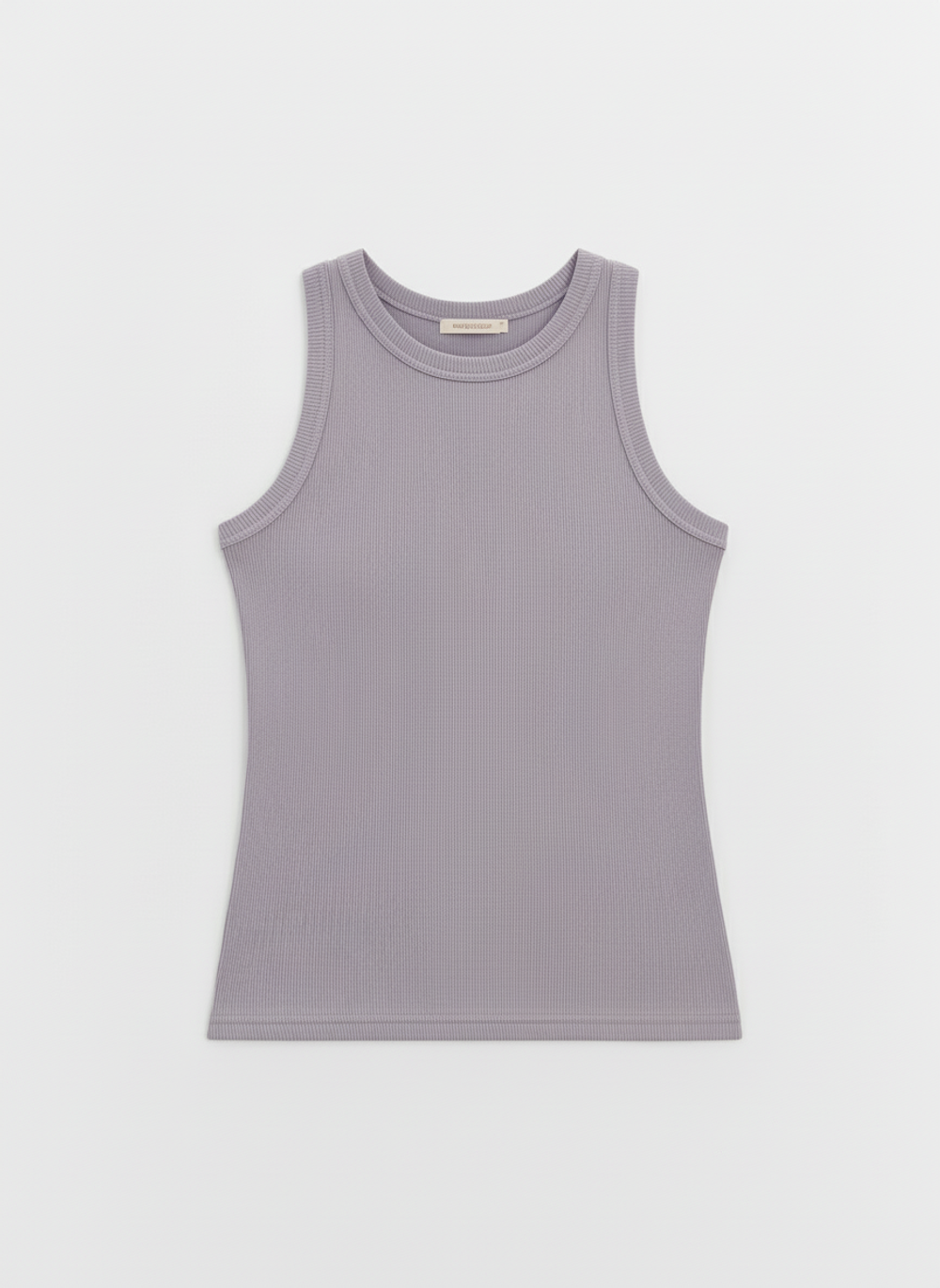 Базовый топ из эластичного хлопка