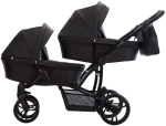 Детская коляска для двойни Bebetto 42 Pro 2 в 1 24 черный