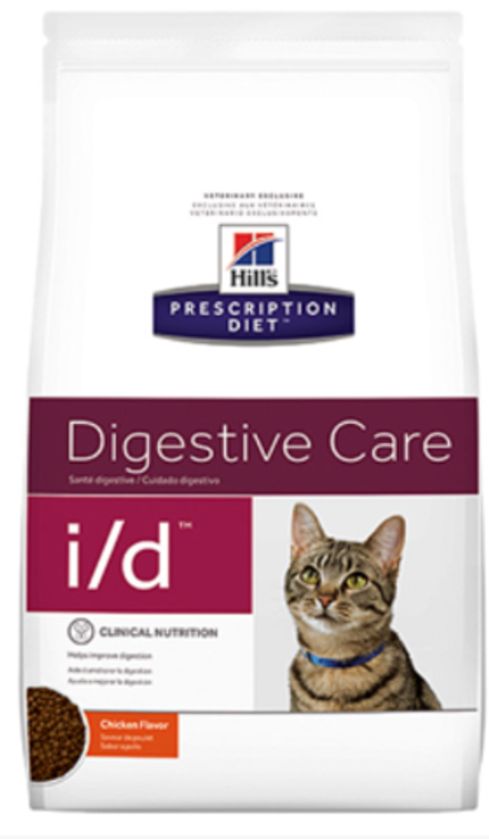 Hill's PD 400г I/D Digestive Care Сухой корм для кошек для здоровья ЖКТ Курица