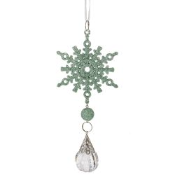 GAEM Украшение новогоднее "Снежинка", L9 W2 H16 см