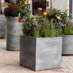 Кашпо BONSAI CONCRETE GREY LIGHT D50 H20