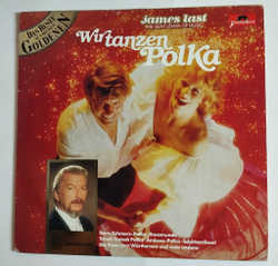 Винтажная виниловая пластинка LP James Last Wir Tanzen Polka (Germany 1983) (EX)