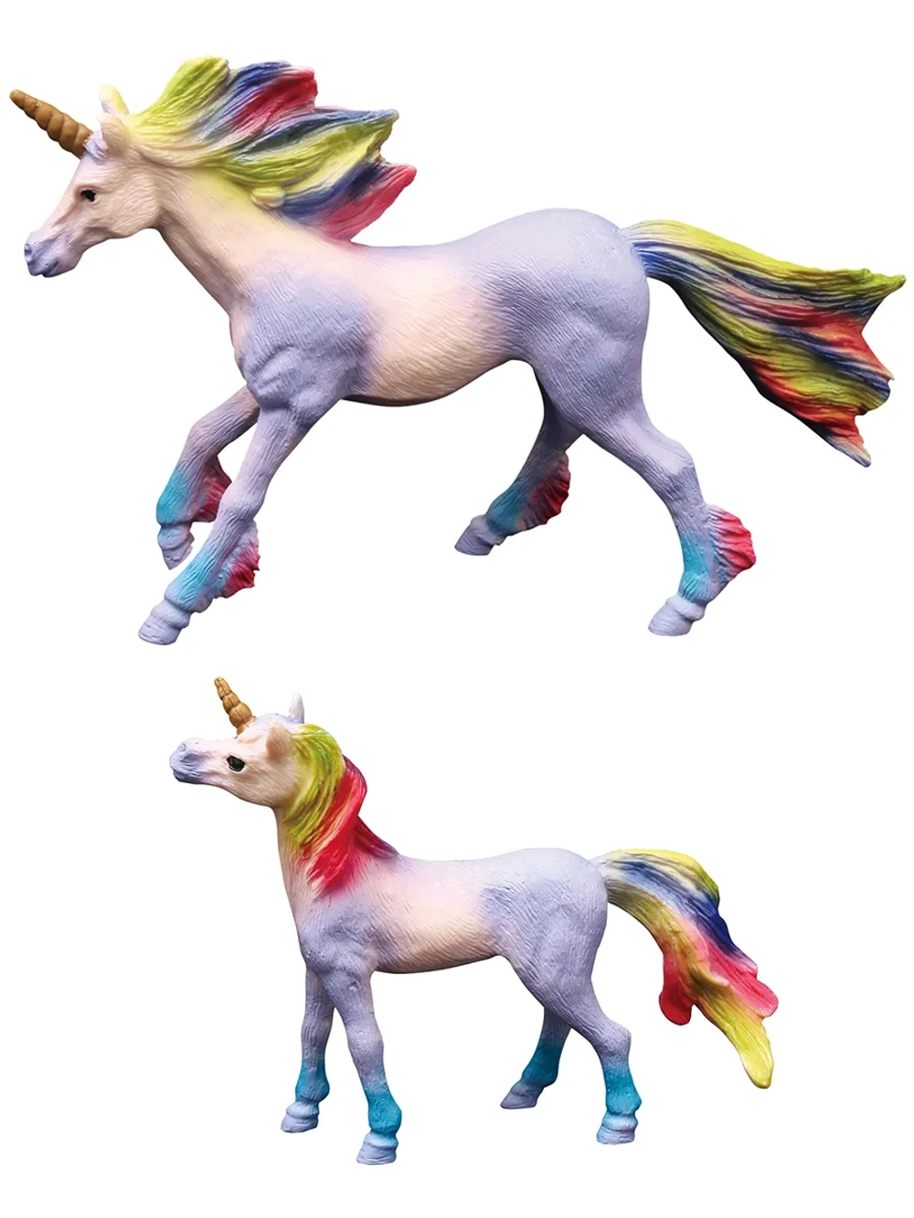 Набор фигурок животных Мир фэнтези Семья фиолетовых единорогов 2 шт