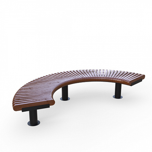 Лавка Rail Road 01 радиусная