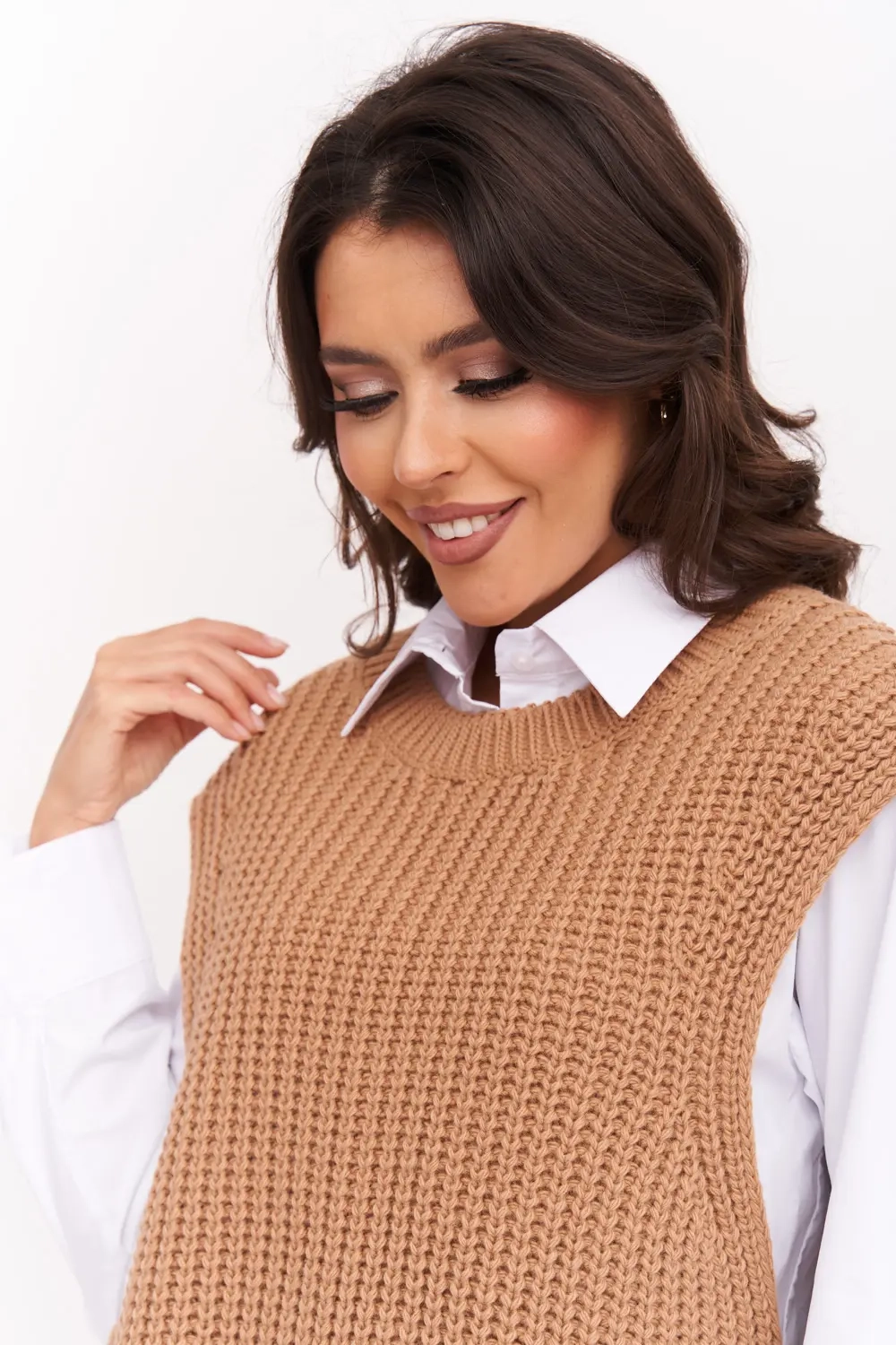 Жилет Д 2557/кэмэл