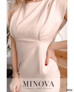 Платье 3021-пудровый Minova