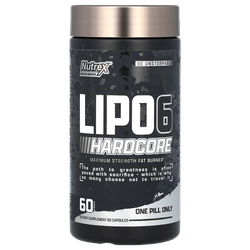 Nutrex Research LIPO-6 Hardcore 60 Caps , Жиросжигатель