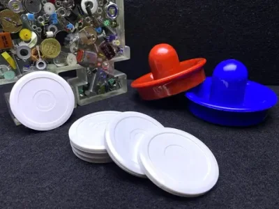 Шайба для аэрохоккея белая (70 мм)