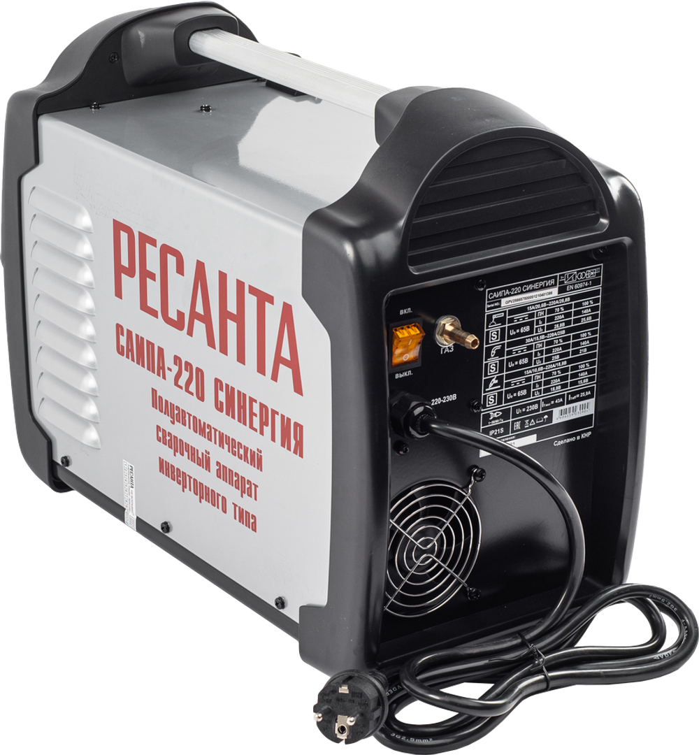 Сварочный полуавтомат Ресанта САИПА-220 Синергия (MIG/MAG)