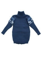 Платье туника вязаное