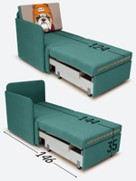 Кресло-кровать "Миник" с правым подлокотником, под правую руку, Бульдог