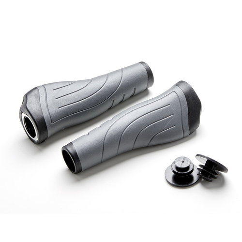 Грипсы CLARKS CE234 на руль эргономичные 130 мм с 1 внутренний фиксат. серо-черные CLARK'S