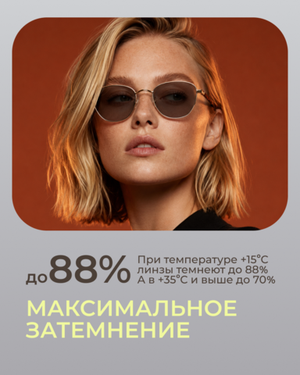 Фотохромная линза асферическая Geek Pro  Transitions AS 1.67 Gray