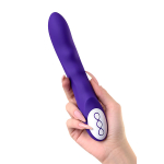 Нереалистичный фиолетовый вибратор 21см ToyFa L'eroina Syrin 561021