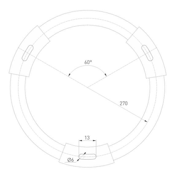 Потолочный светодиодный светильник Arlight IM-Rondo-Emergency-3H-R600-64W Day4000 041076