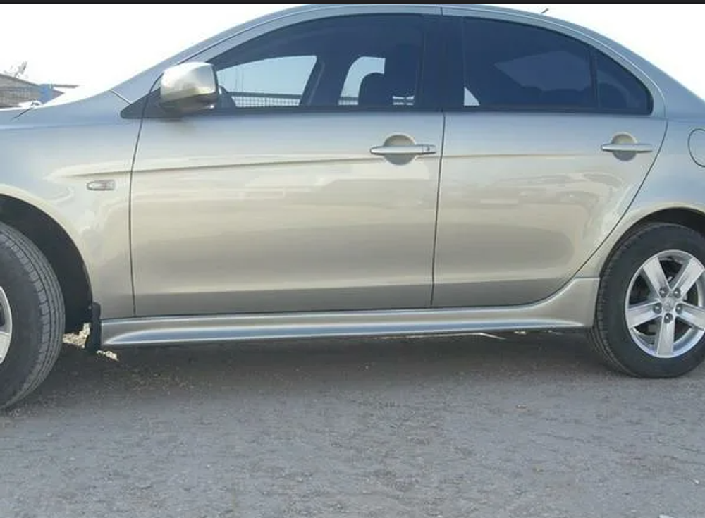 Накладки на пороги Zodiac Mitsubishi Lancer 10