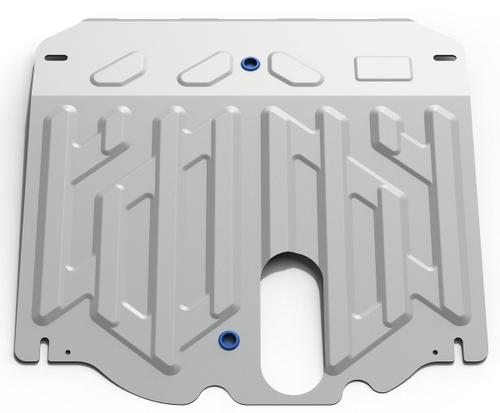Защита картера и КПП Rival для Kia Sorento II рестайлинг (V - 2.2D; 2.4) 2012-2021, штампованная, алюминий 4 мм, с крепежом, 333.2823.1
