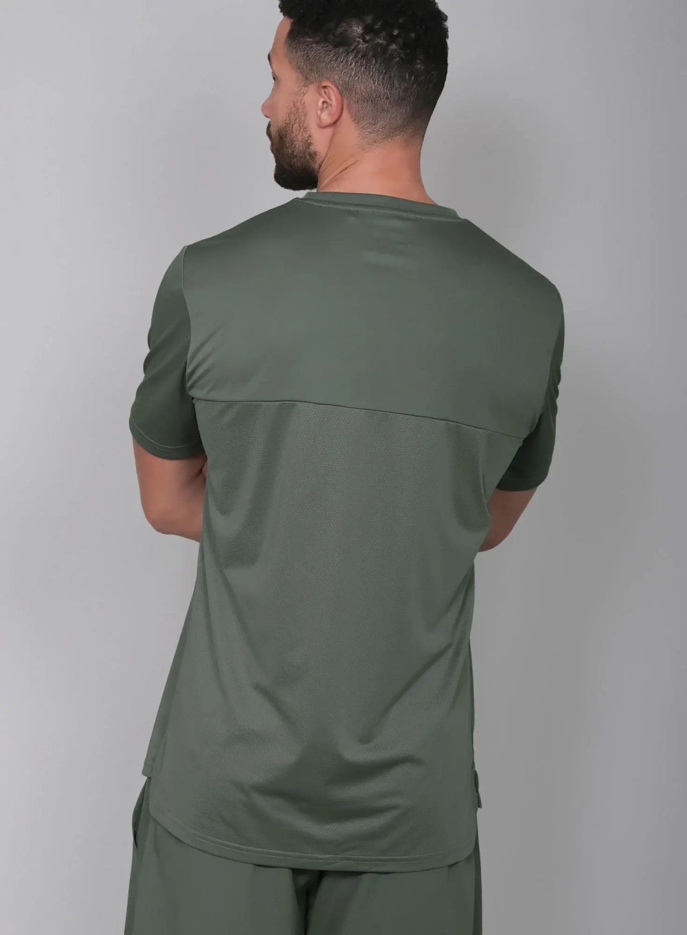 Мужская футболка RS Performance Tee Court Green/Court White (211M000011/608)