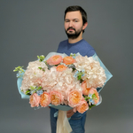 Букет с гортензиями «Джульетта»