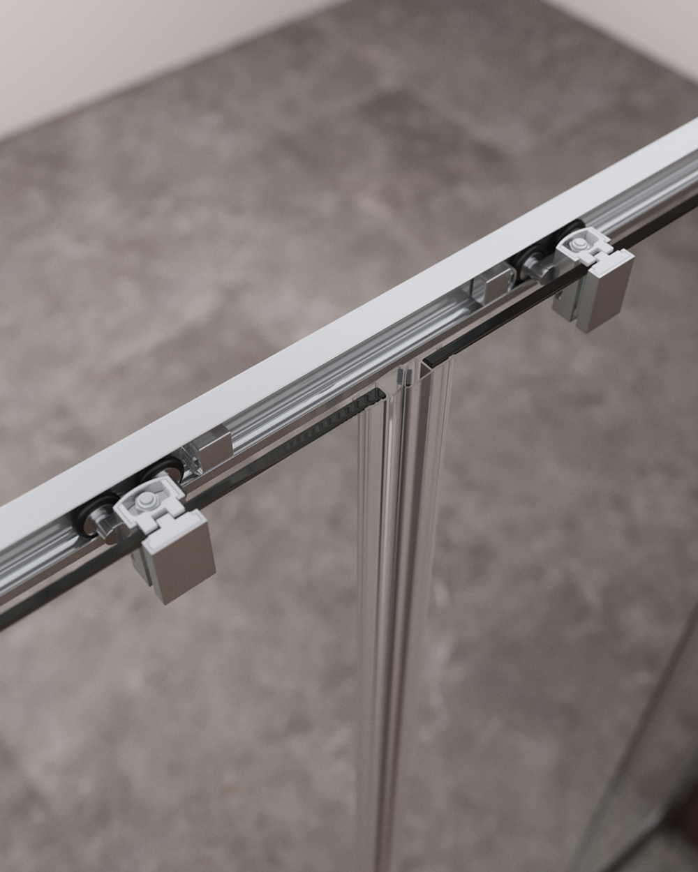 Душевой уголок Cezares MOLVENO-AH-2/1-180/100-C-Cr-IV, 180х100х195, профиль хром, стекло прозрачное