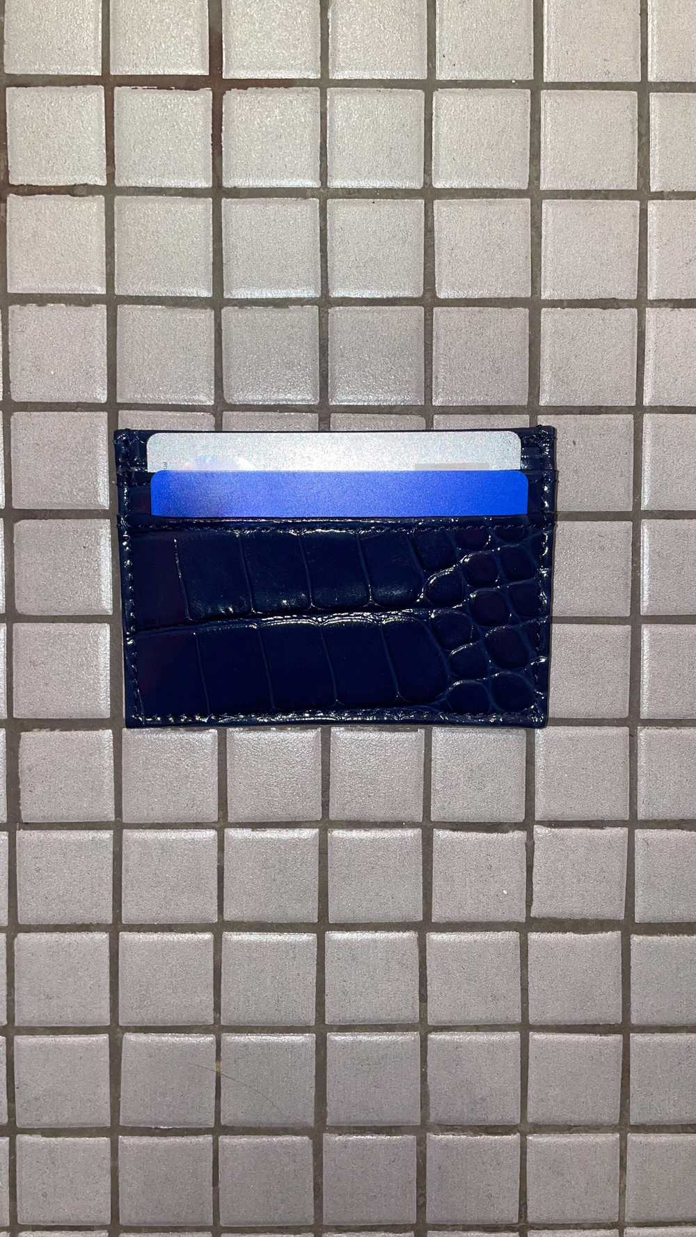 Картхолдер cobalt alligator