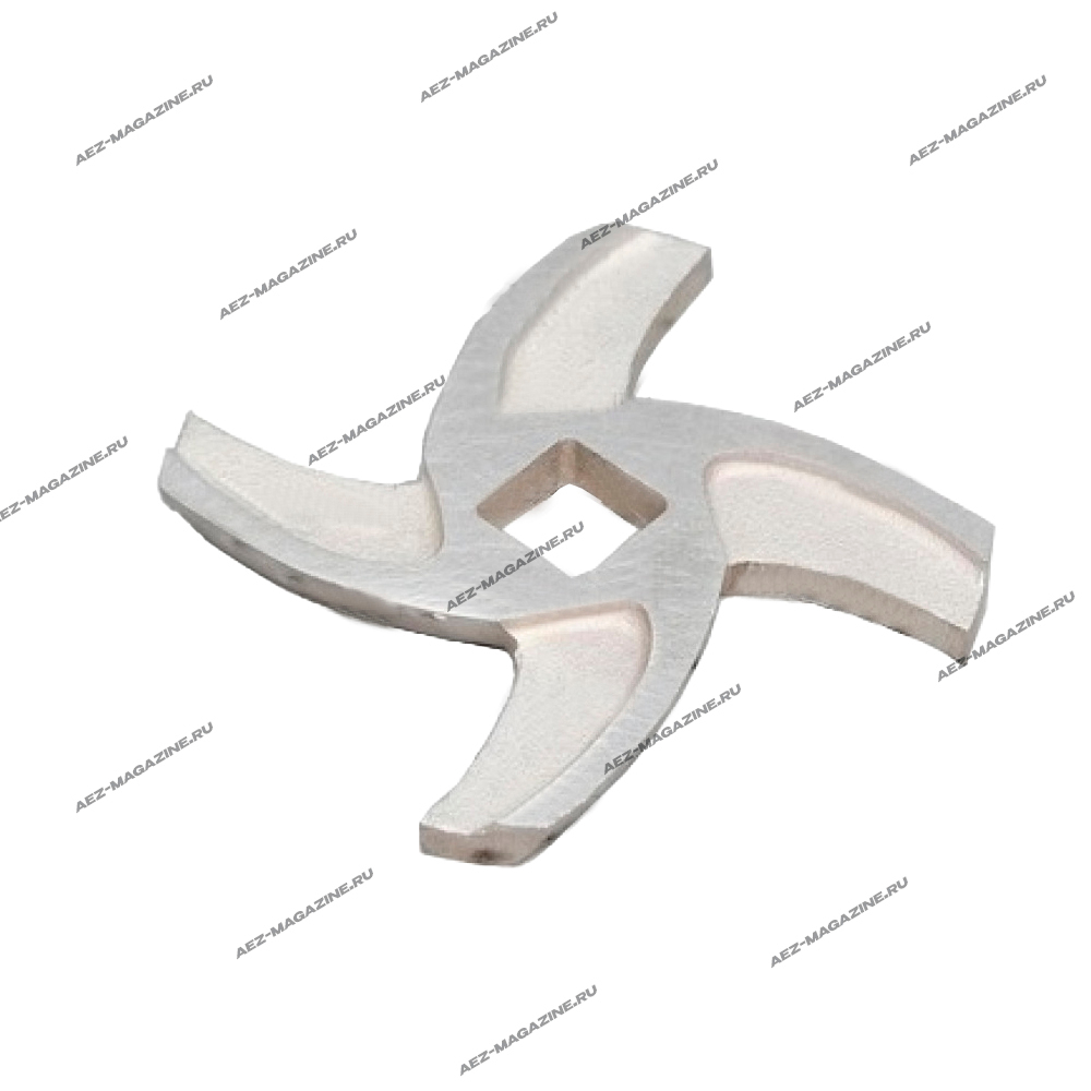 Нож для мясорубок 4-х лопастной, D-48мм, квадрат 8мм, тип Y