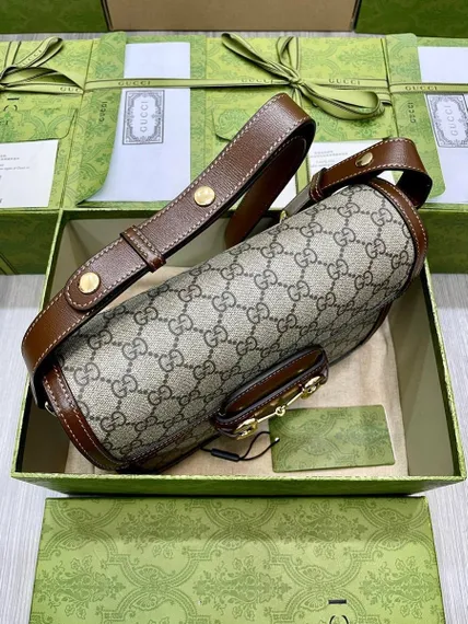 Сумка Gucci 1955 Horsebit коричневый