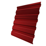 Профнастил С20 Железный Форт Satin 0,5 мм RAL 3003 рубиново-красный