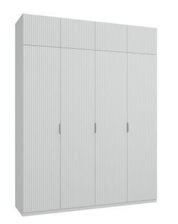 Антресоль на 4 дверный шкаф Париж, белый