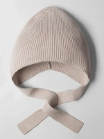 Чепчик шапка женский на завязках на осень