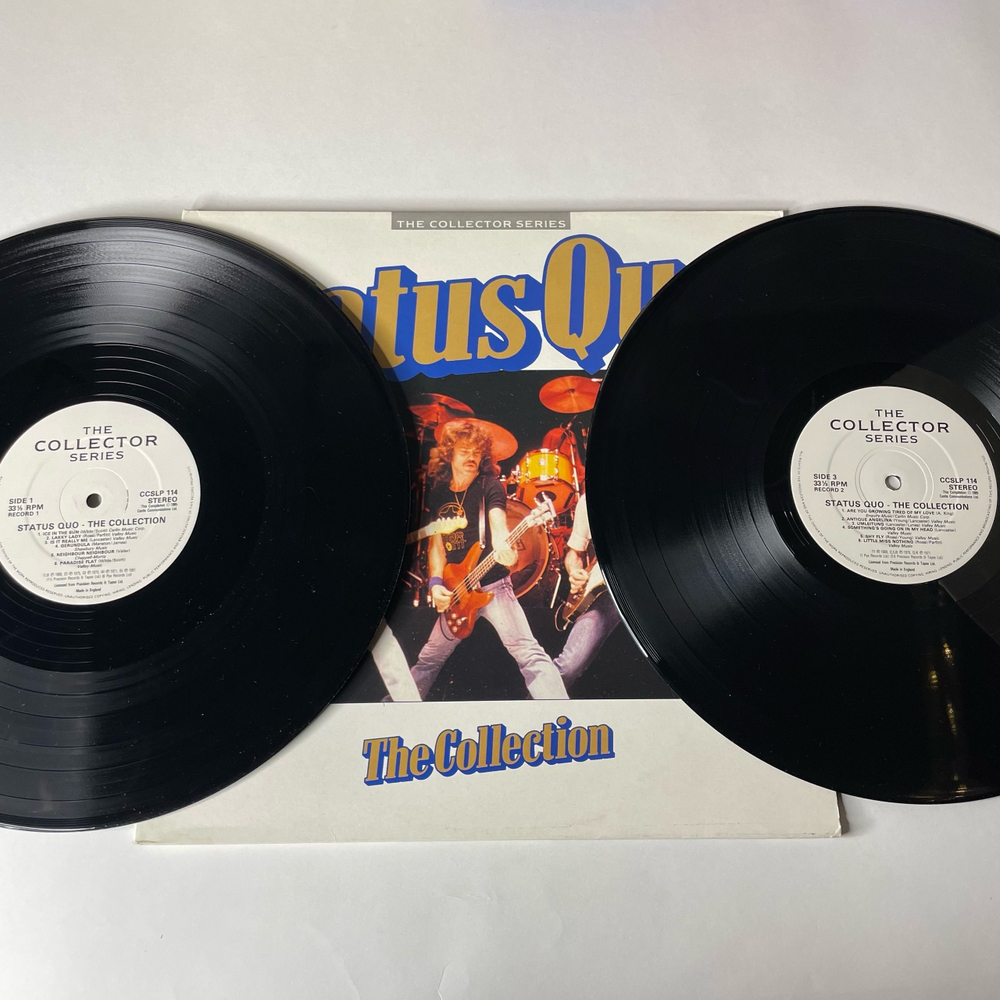 Винтажная виниловая пластинка LP Status Quo The Collection (Англия 1985)