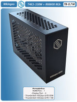 Внешняя видеокарта EGPU Wikingoo T4K3-330W, Sapphire Pure AMD Radeon RX 6600 8Gb. Thunderbolt 3/4.