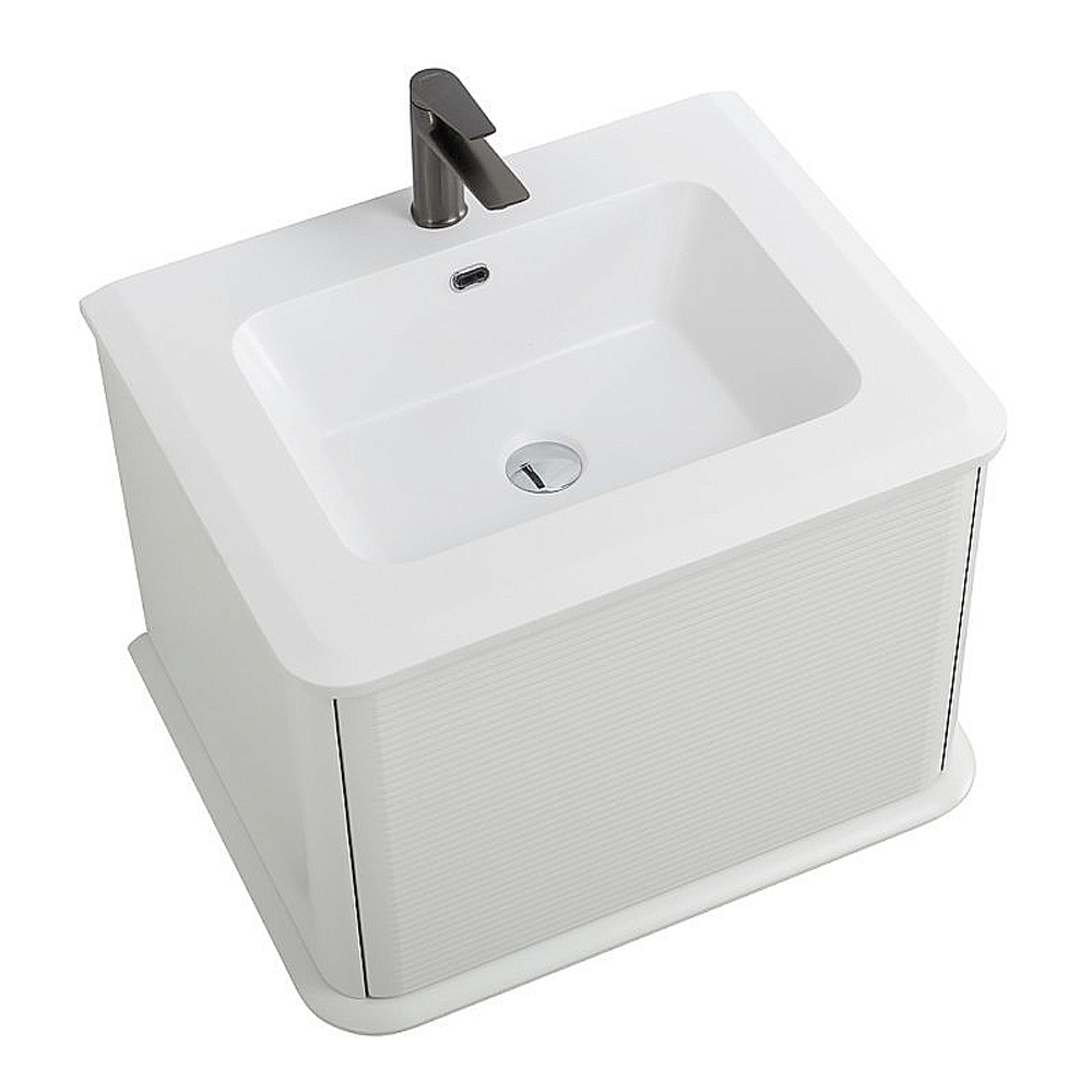 Тумба с раковиной Cezares IDRA 64 55798+50352 Bianco opaco