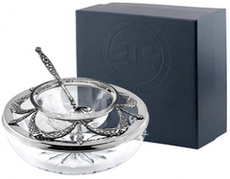 Икорница «Триумфальная» с ложкой для икры