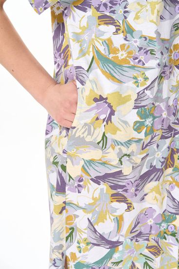 Платье-рубашка женское N2090-F11,мультиколор