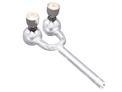 Трубка стекло двойная 15см