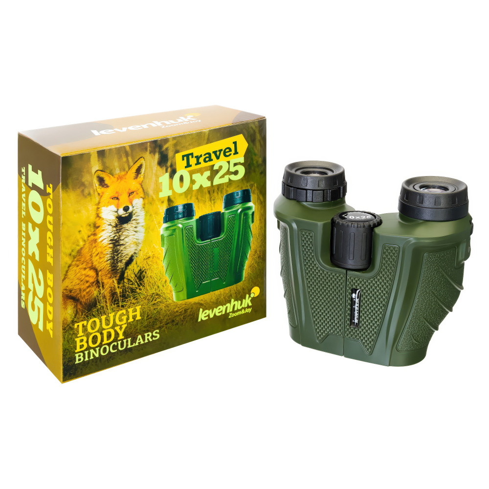 Бинокль Levenhuk Travel 10x25 - Широкое поле зрения