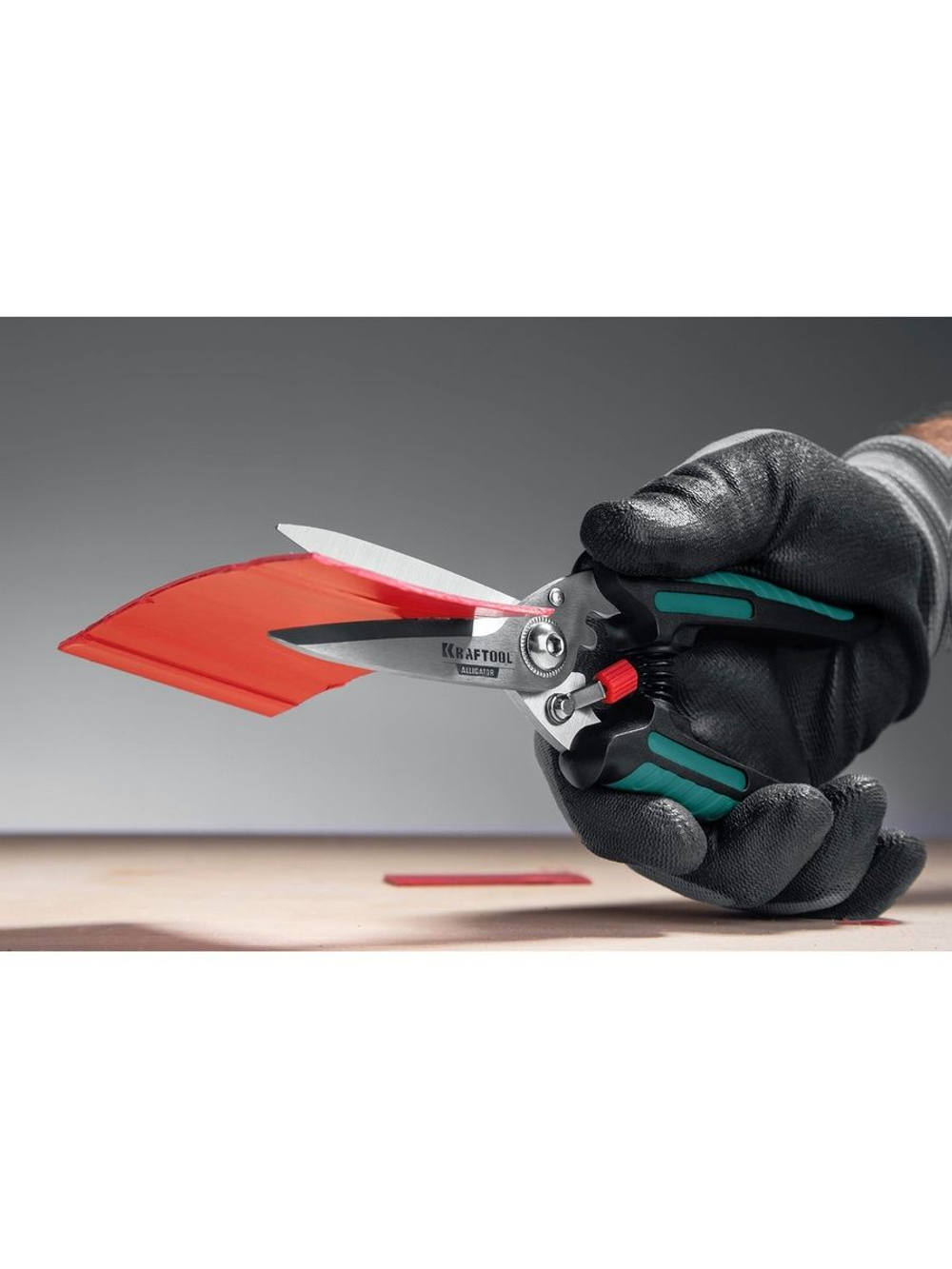 Строительные технические ножницы KRAFTOOL ALLIGATOR универсальные / хозяйственные / садовые