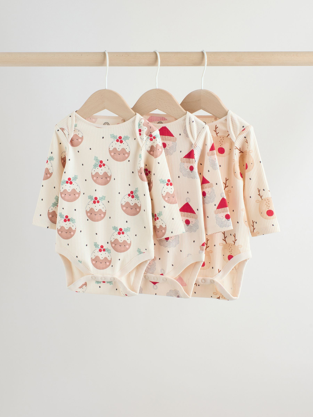 Боди для малышей Next F17-433, 3 шт., Молочный