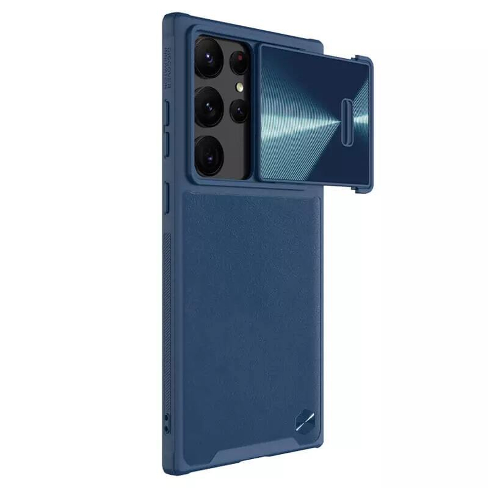 Противоударный чехол Nillkin CAMSHIELD Leather Case S с защитой камеры для Samsung Galaxy S23 Ultra