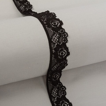 Кружево "BLITZ" эластичное, BL-20, 32 мм черный