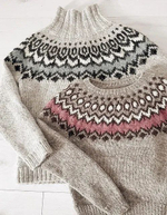 Описание по вязанию джемпера спицами "Kuna"