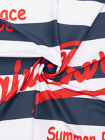 Коврик Saint Barth AIDAN LIG61R белый полоса синим