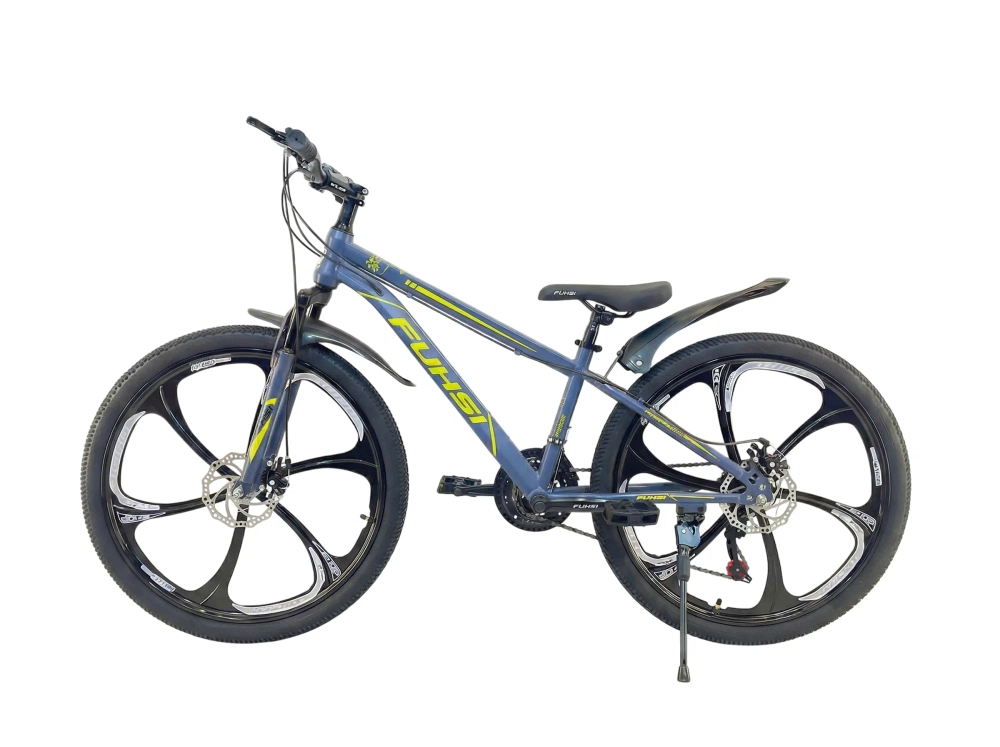 Велосипед Fuhsi 26" 21скор (стальная рама, диск. тормоз, литые диски) Синий (FU-26/6-3)