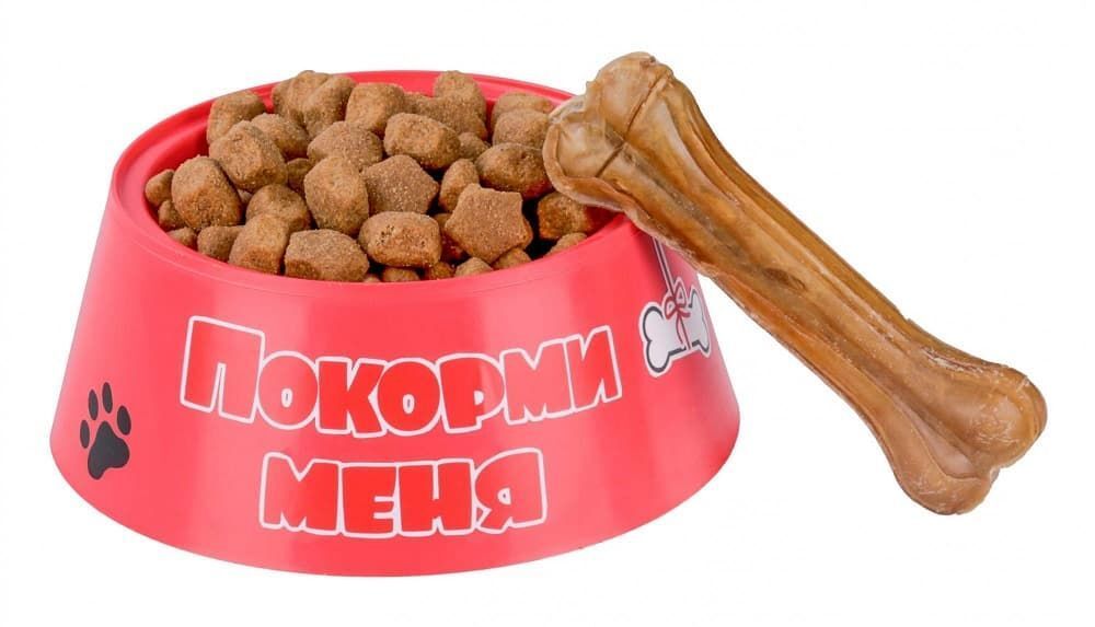 Миска для собак &quot;Дружок&quot; 0,7л красная  (ООО ЗПИ Альтернатива)