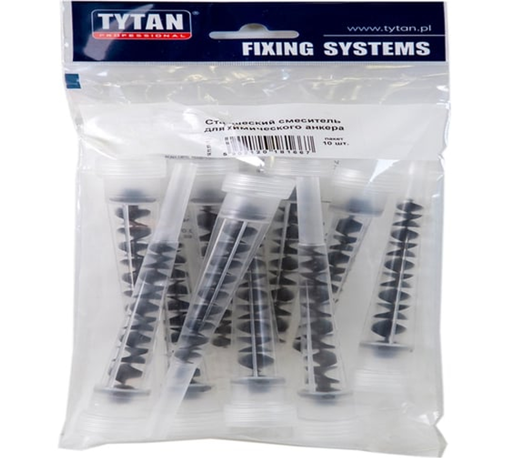 Tytan Professional Смеситель для химического анкера статический 10 шт. в упаковке
