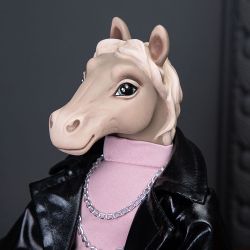 Кукла интерьерная коллекционная Лошадь Мисс Лейн